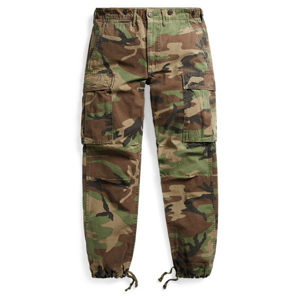 Men's Camo Cotton Surplus Cargo Pant