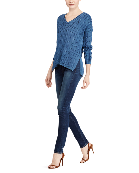 Polo Ralph Lauren Cable-Knit Side-Slit Sweater 3