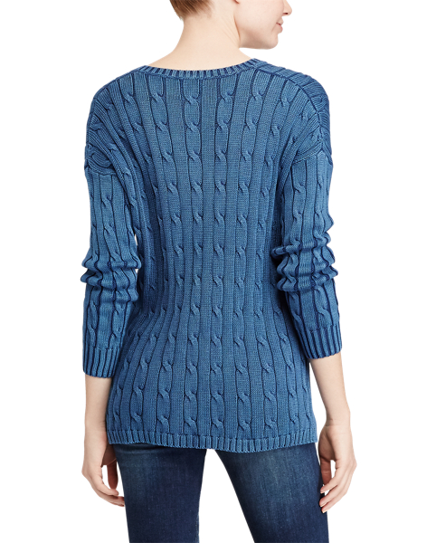 Polo Ralph Lauren Cable-Knit Side-Slit Sweater 5