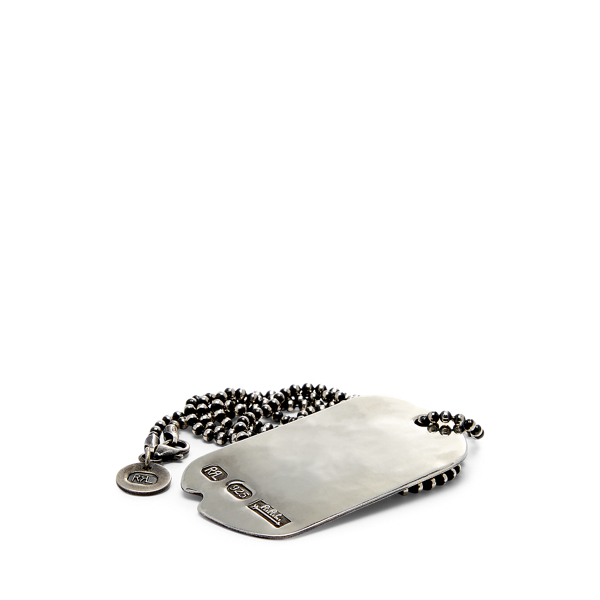 Silver Dog-Tag Necklace