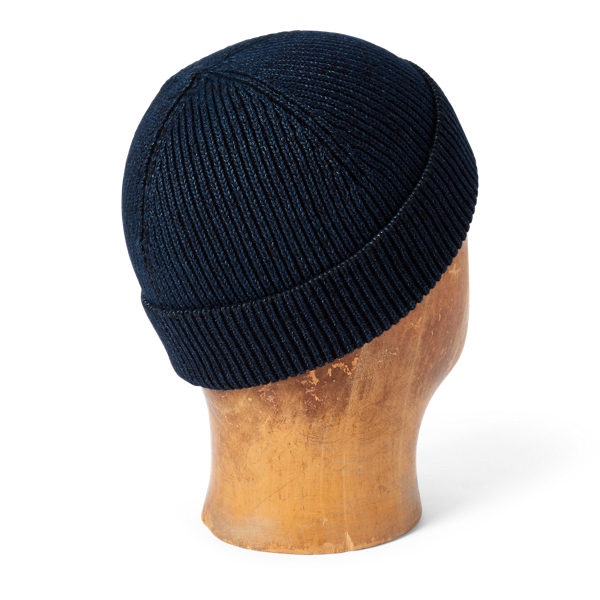 RRL Indigo geverfde katoenen muts 2