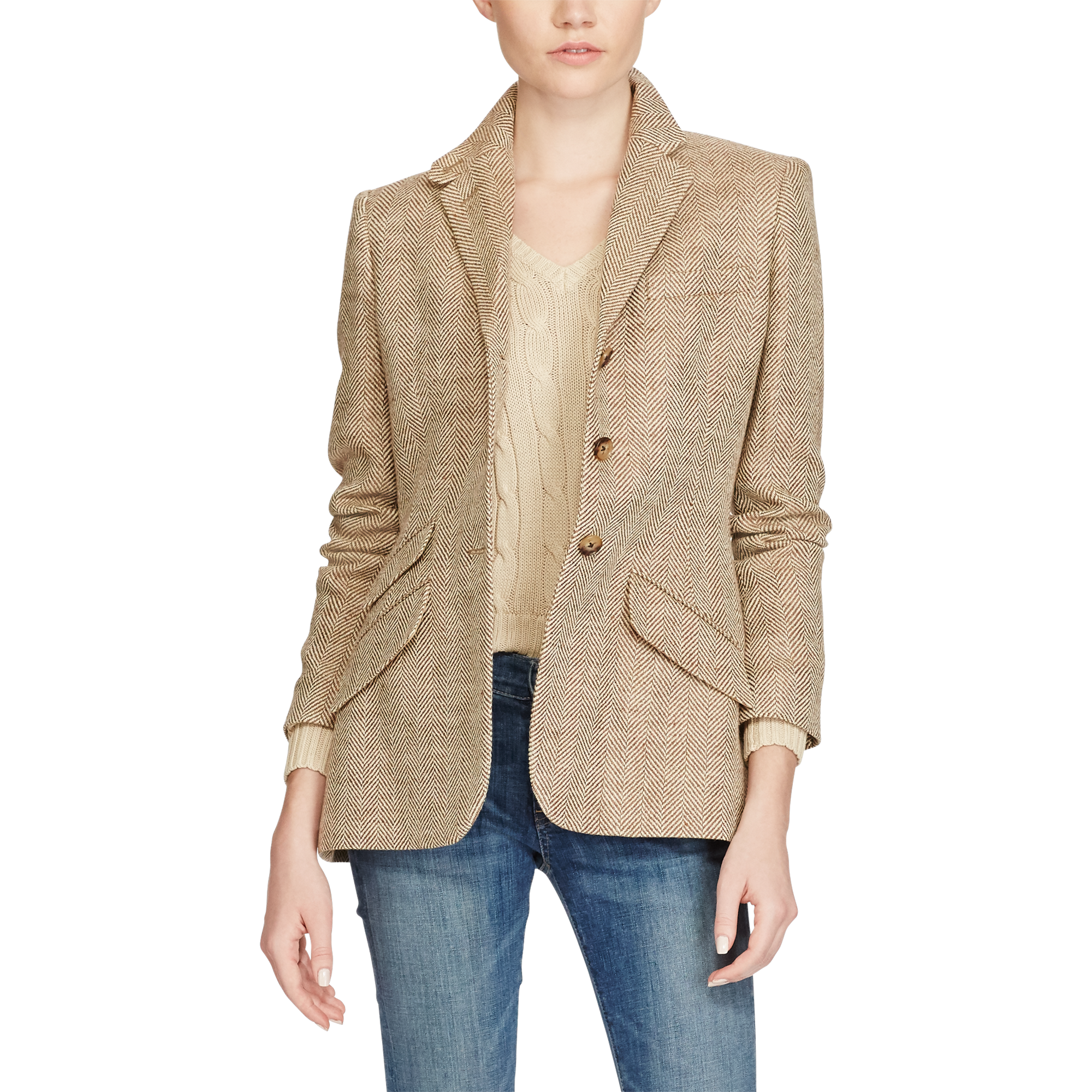 Linen Herringbone Blazer Blazers Blazers & Vests Ralph Lauren