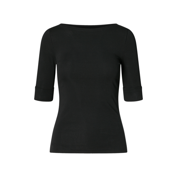 Haut encolure bateau coton stretch