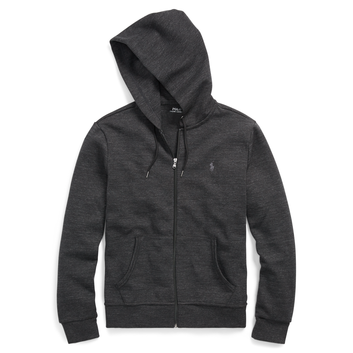 Ralph Lauren Sweat Full Zip Hoodie, Men's M cotton black type Vintage Second Hand main image 0