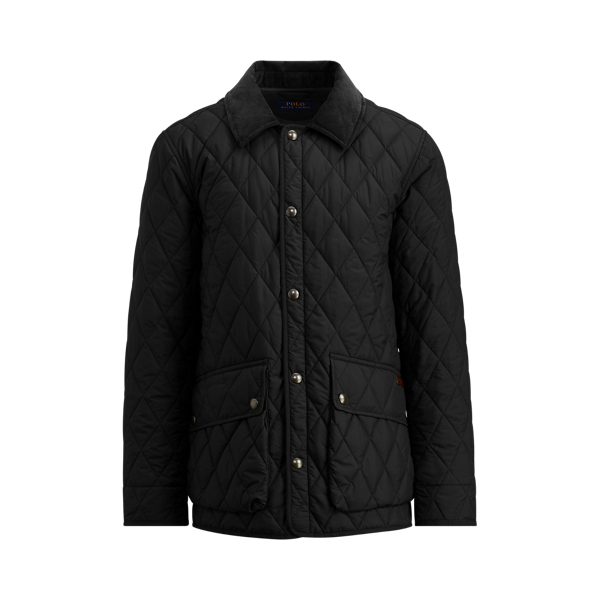 polo quilted car coat
