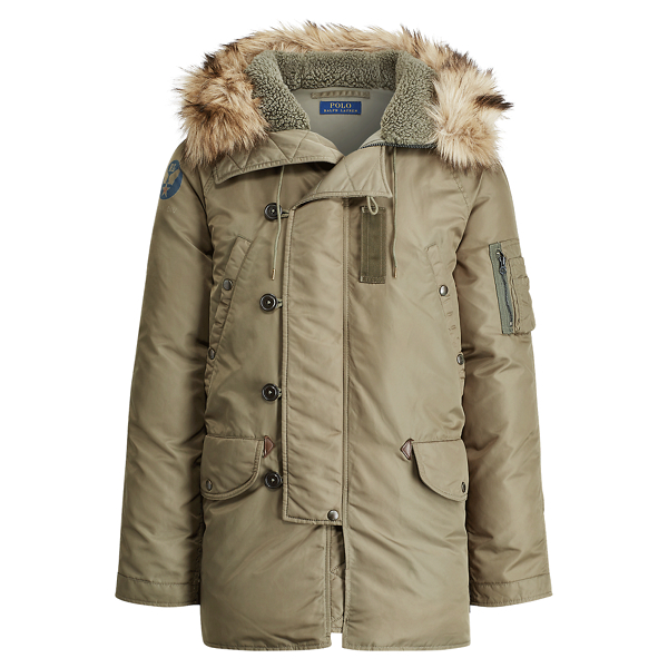 Faux Fur-Trimmed Snorkel Parka