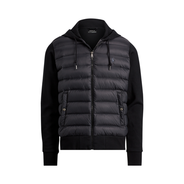 polo ralph lauren paneled down hoodie