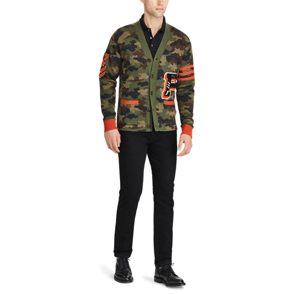 polo letterman sweater