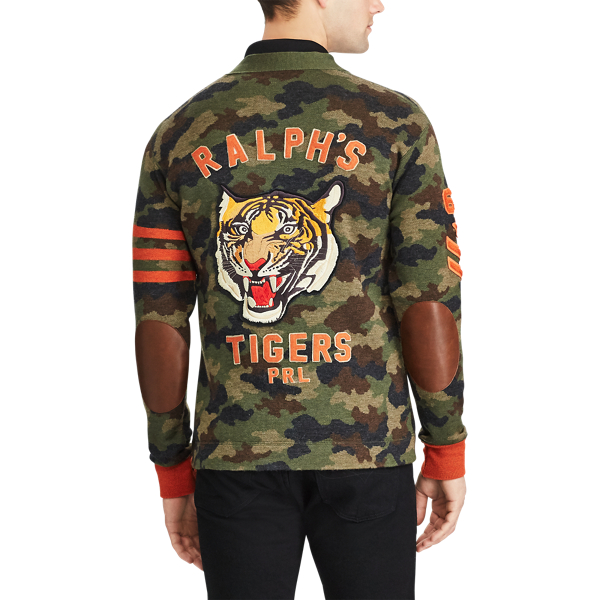 ralph lauren letterman sweater