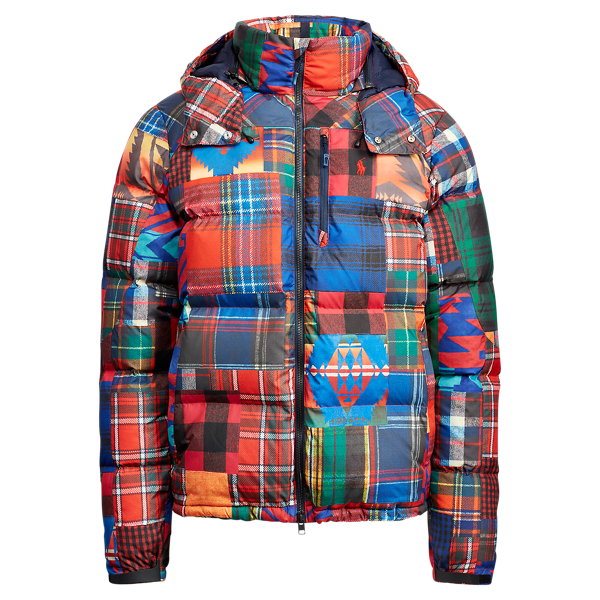 polo ralph lauren patchwork down jacket