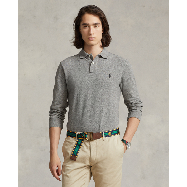 Polo Ralph Lauren Aangepaste slanke polo met lange mouwen 1