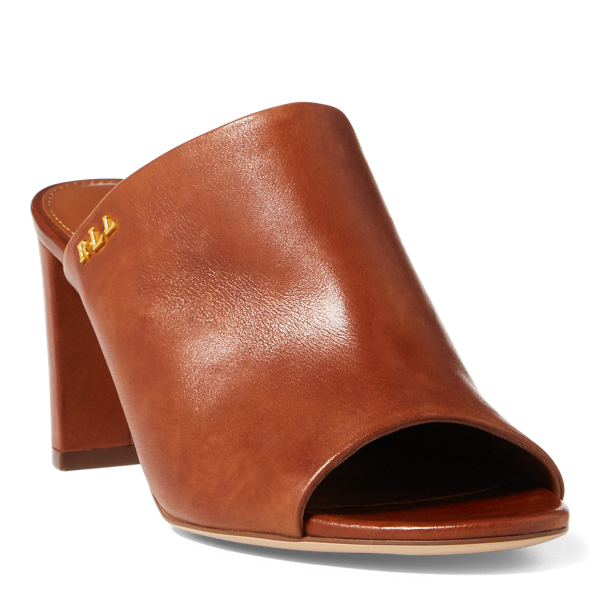 hoku leather slide sandal