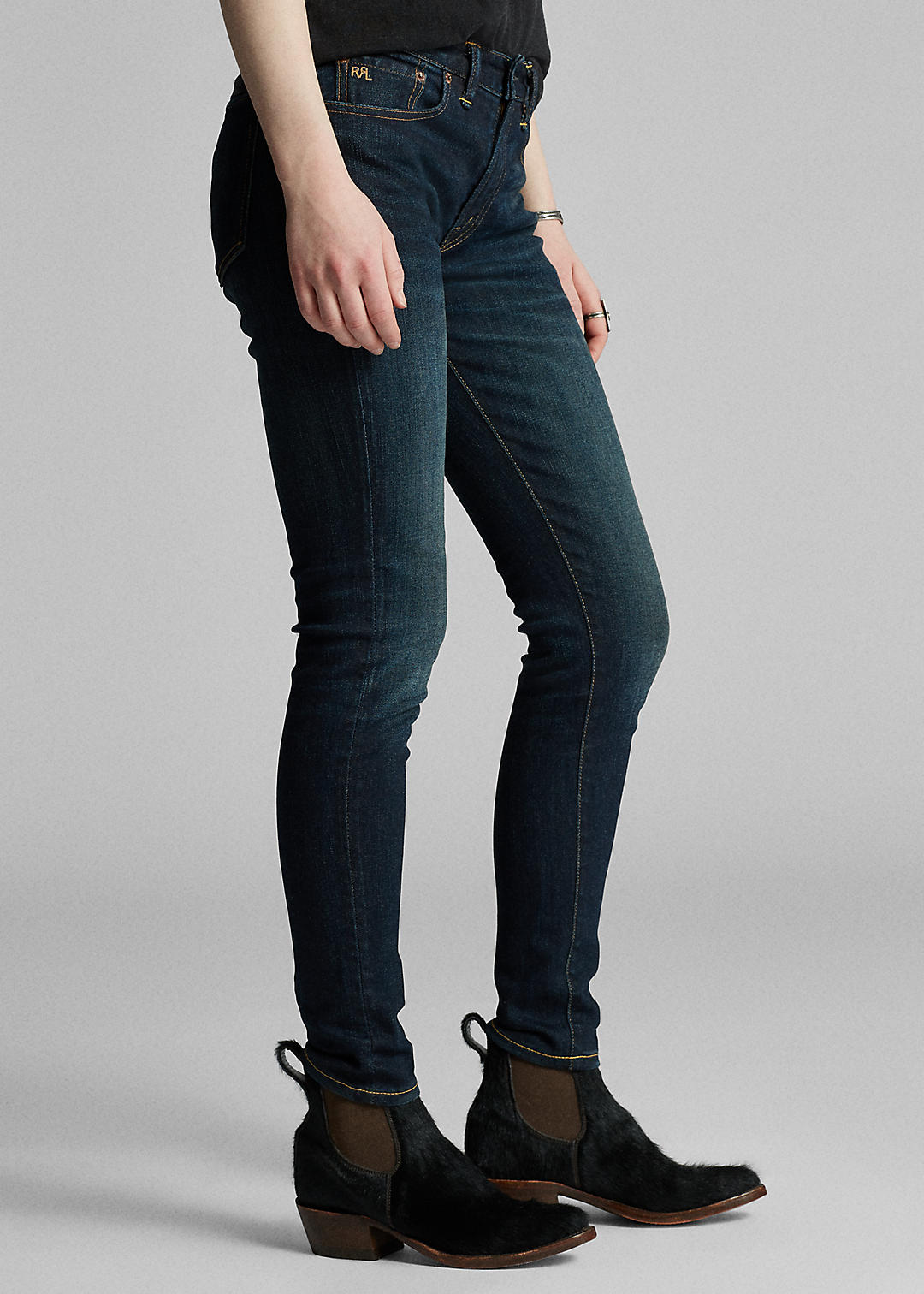 RRL Skinny jeans met stretch 4