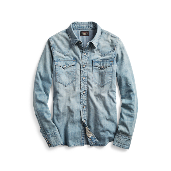 Camisa Western Denim Índigo