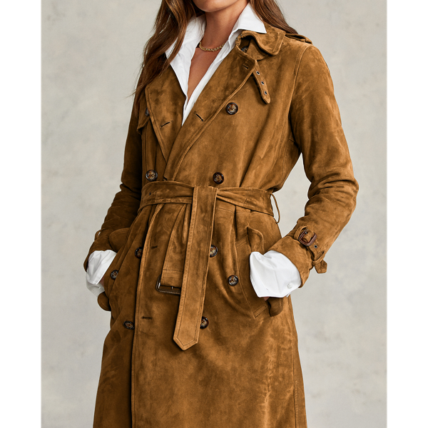 Women's Suede Trench Coat | Ralph Lauren