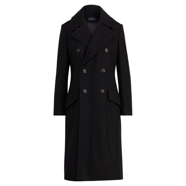 ralph lauren long wool coat
