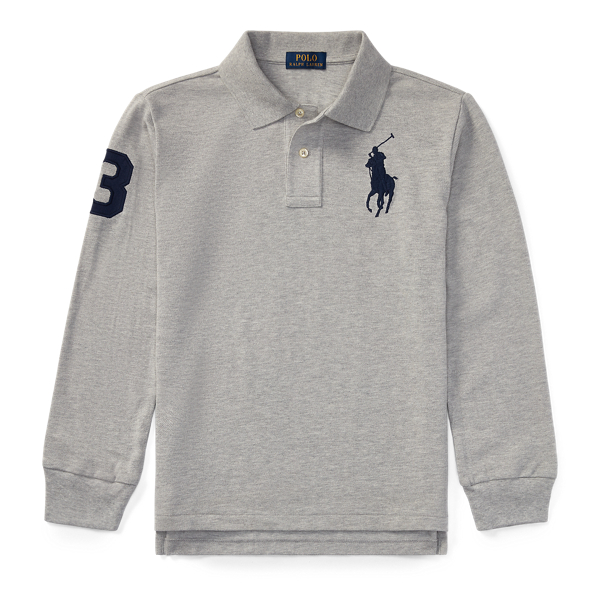 ralph lauren long sleeve mesh polo