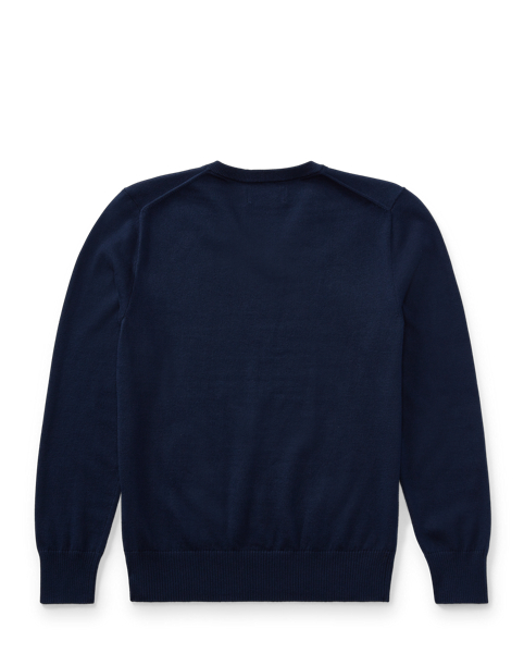 Boys 820 Cotton VNeck Sweater 2