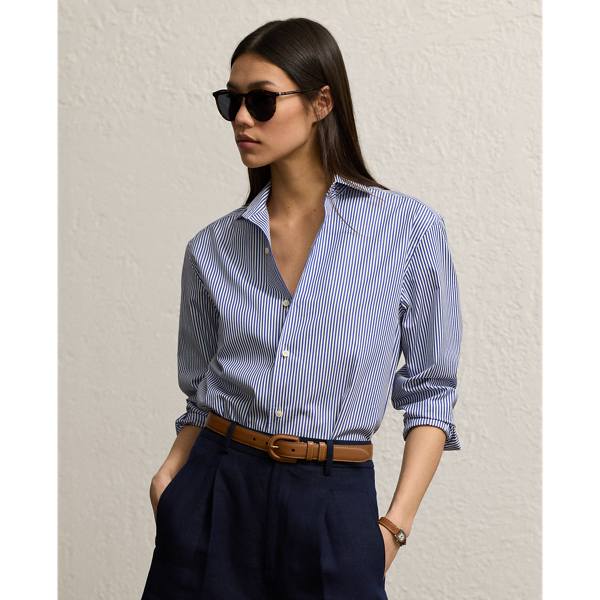Ralph Lauren Collection Capri katoenen overhemd met strepen 1