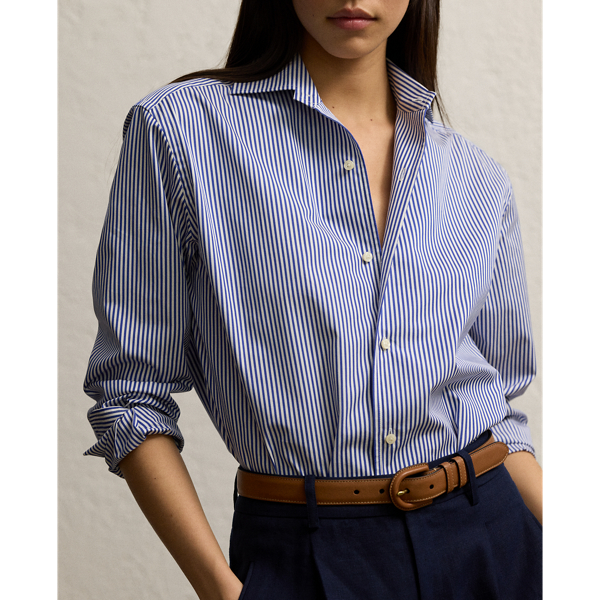 Ralph Lauren Collection Capri katoenen overhemd met strepen 6