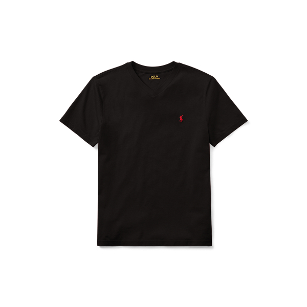 Cotton Jersey V-Neck Tee
