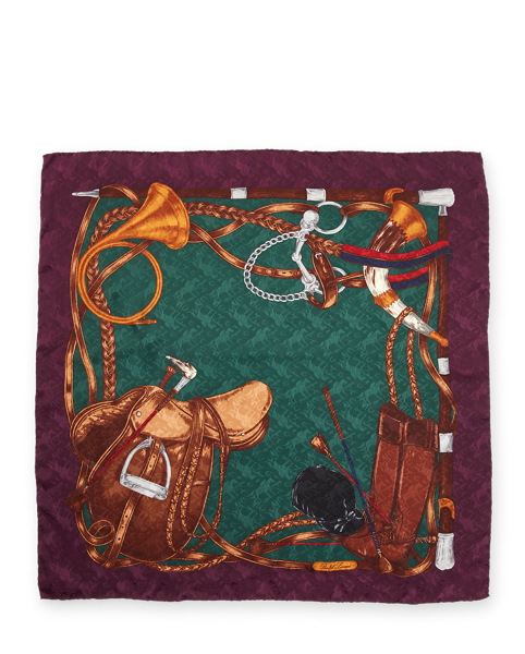 Ralph Lauren Equestrian Silk Scarf 2