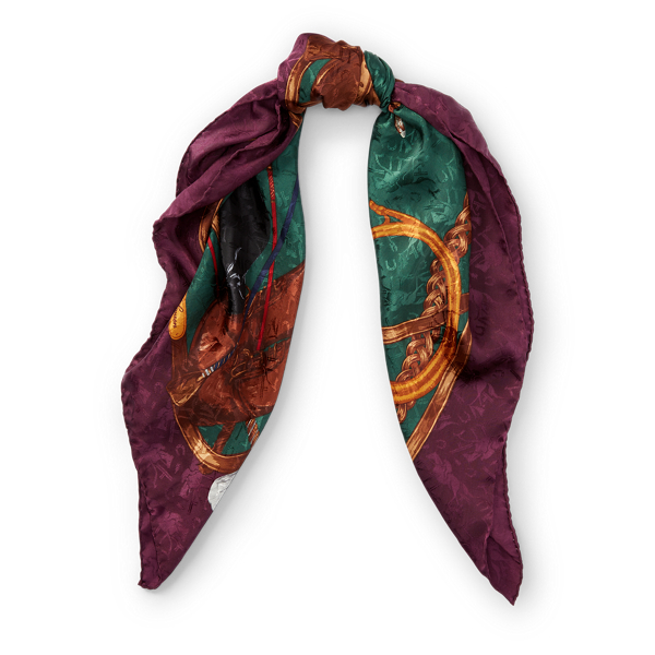 Ralph Lauren Equestrian Silk Scarf 1