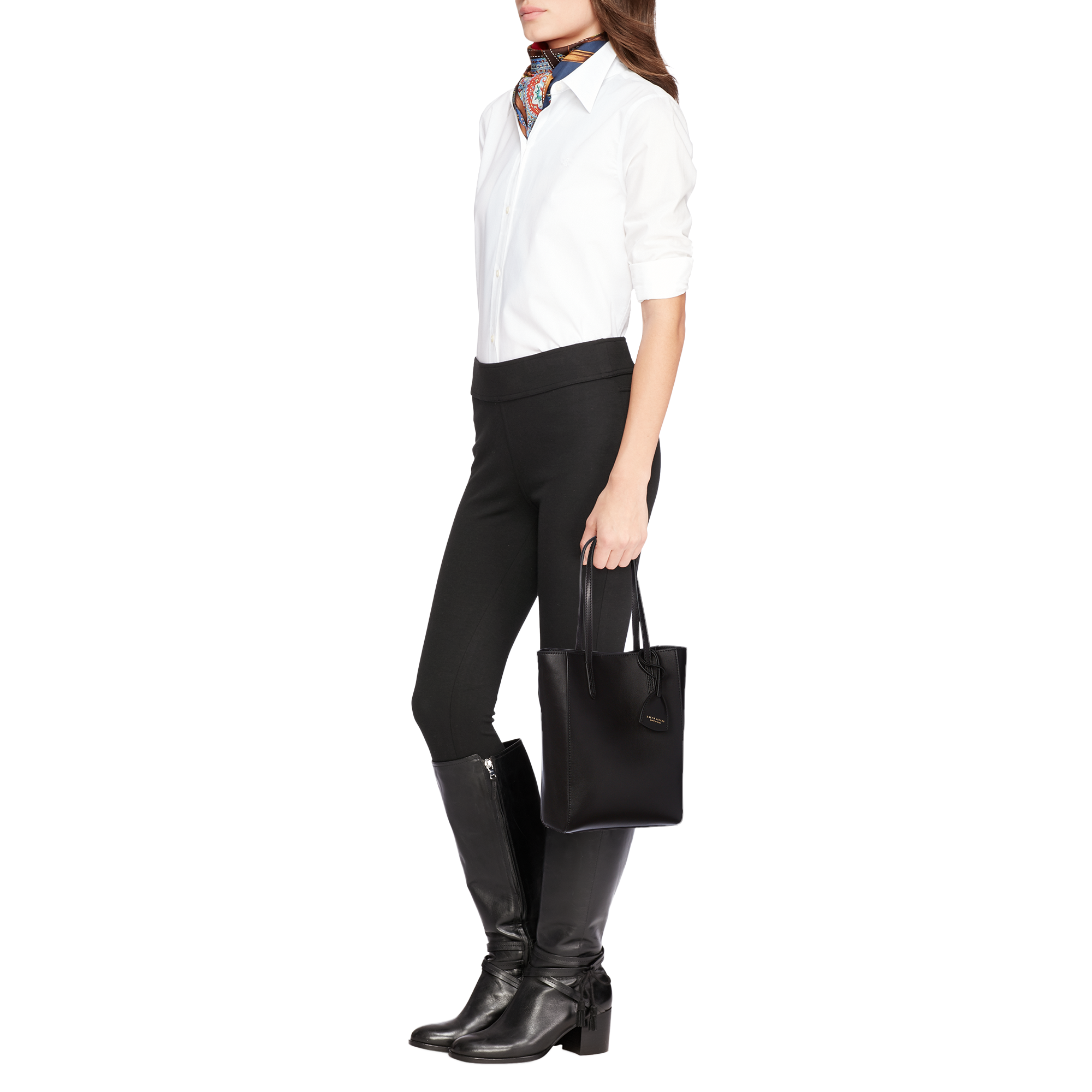 Ralph Lauren Luxe Calf Mini Modern Tote. 3