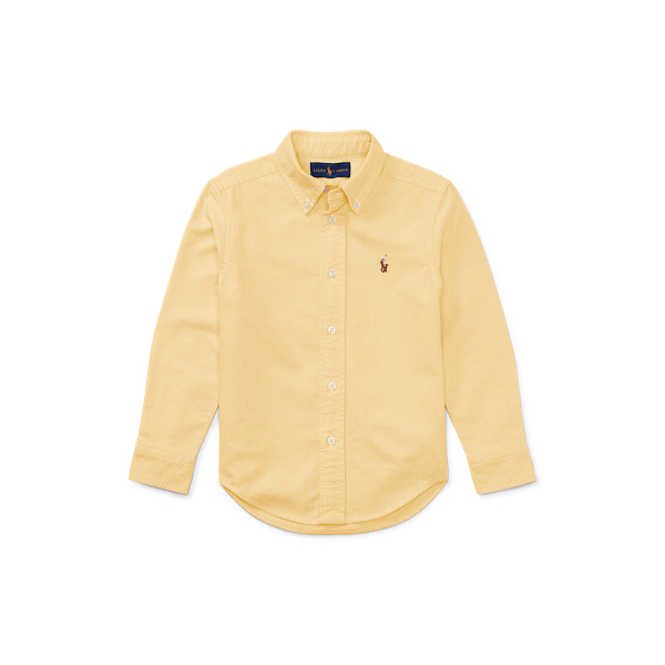 폴로 랄프로렌 남아용 셔츠 Polo Ralph Lauren Cotton Oxford Shirt,Yellow