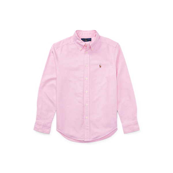 폴로 랄프로렌 보이즈 셔츠 Polo Ralph Lauren Cotton Oxford Shirt,New Rose