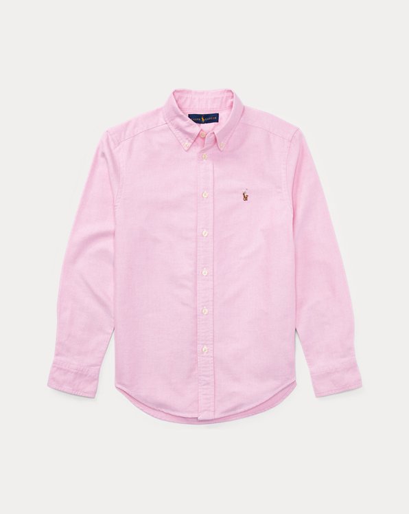 폴로 랄프로렌 보이즈 셔츠 Polo Ralph Lauren Cotton Oxford Shirt,New Rose