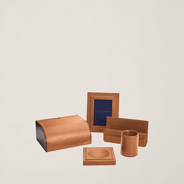 Ralph Lauren Home Leren schrijfkistje Brennan 3