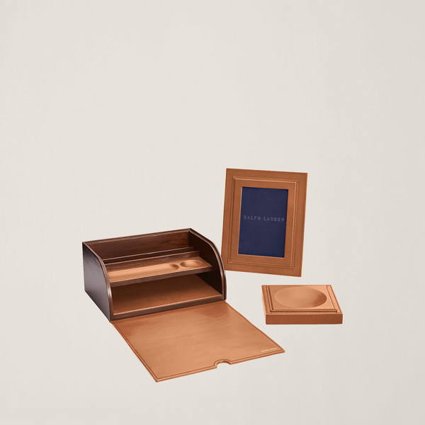 Ralph Lauren Home Leren schrijfkistje Brennan 4