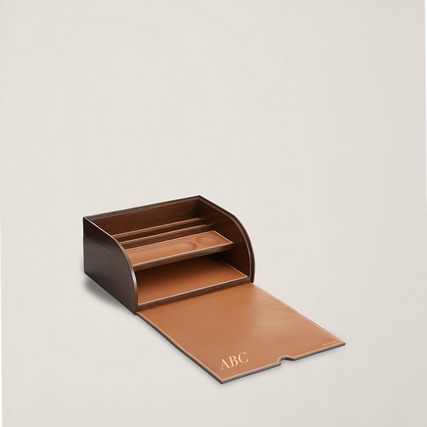 Ralph Lauren Home Leren schrijfkistje Brennan 5