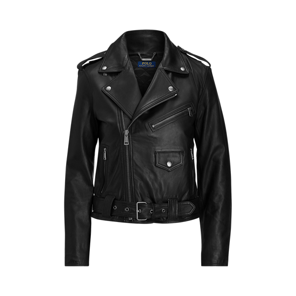 ralph lauren leather moto jacket