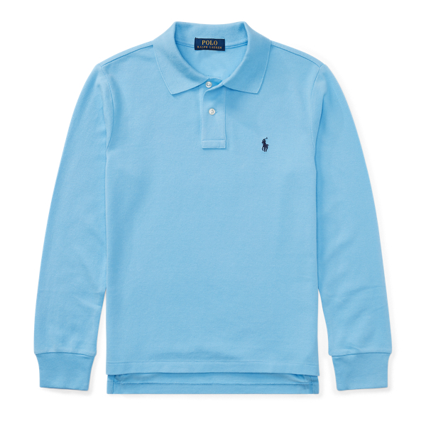 polo ralph lauren custom fit long sleeve polo shirt
