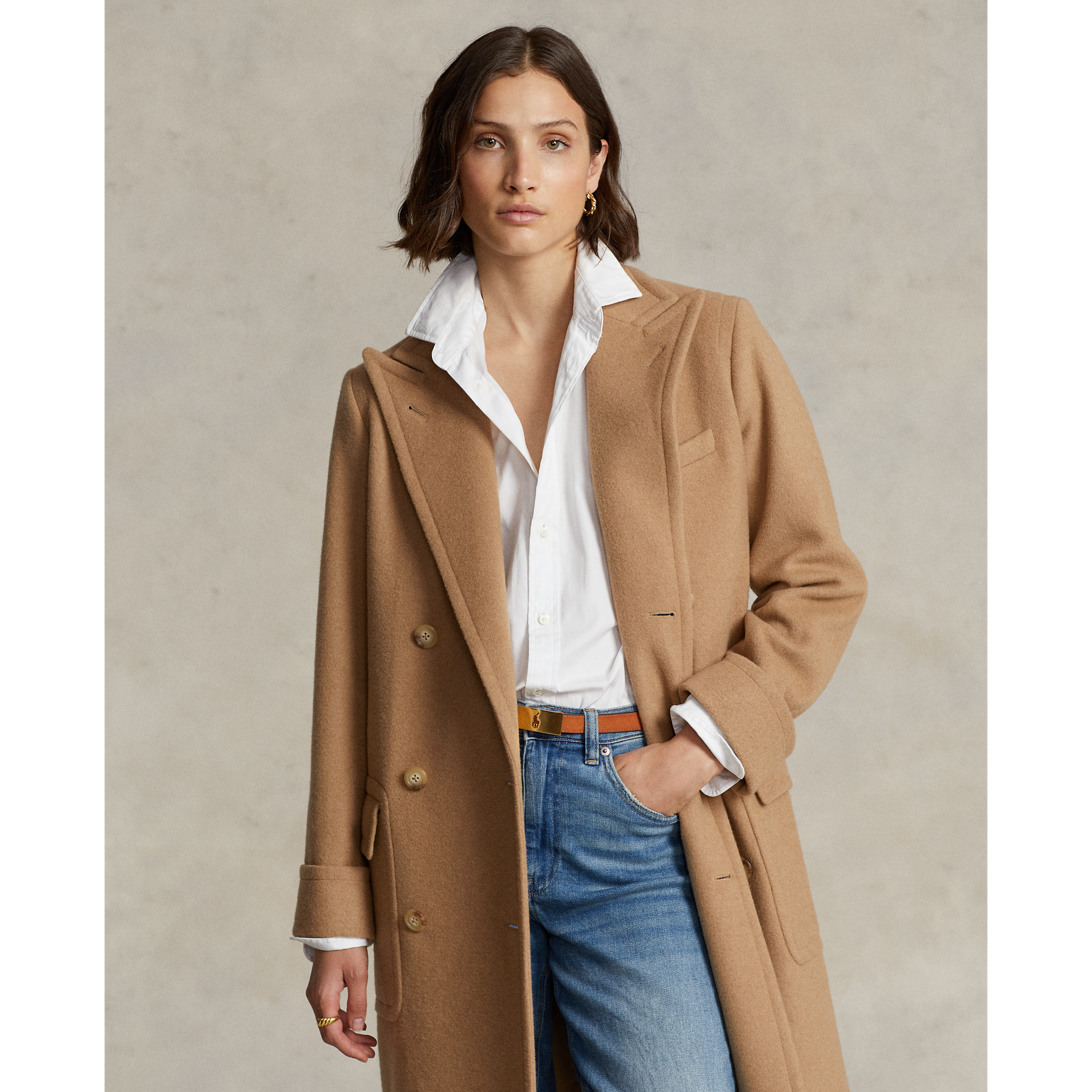 Ralph Lauren Polo Camel-Hair Coat - 403122