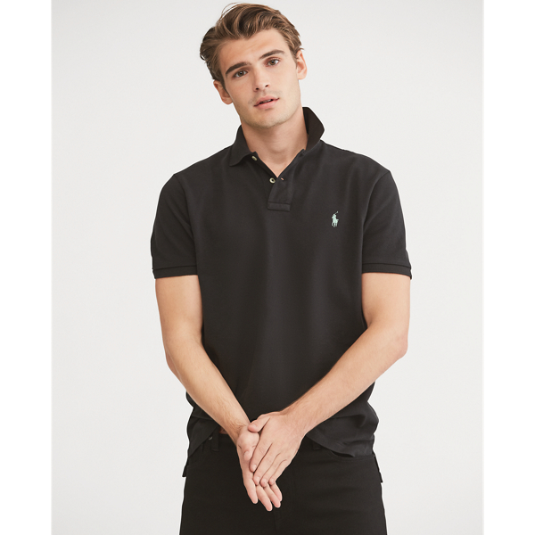 polo ralph lauren custom slim fit mesh polo
