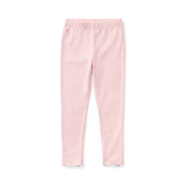 폴로 랄프로렌 여아용 레깅스 Polo Ralph Lauren Bow-Back Jersey Legging,Hint Of Pink
