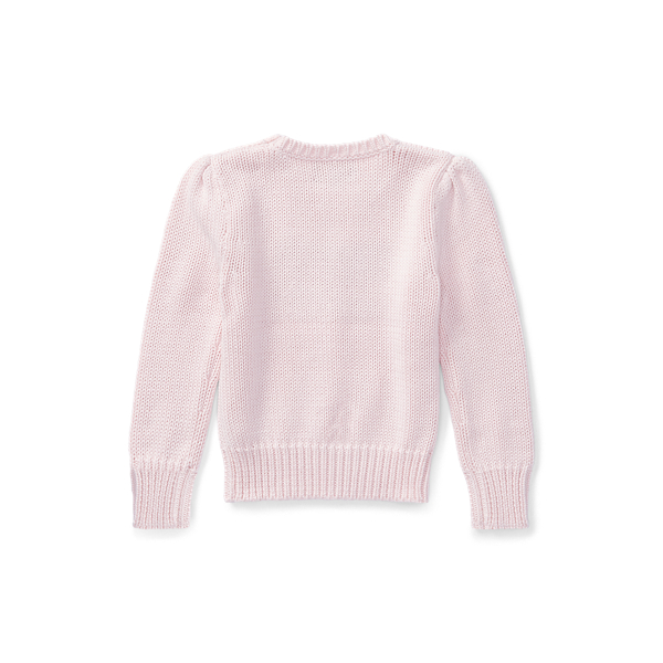 GIRLS 1.5-6.5 YEARS Katoenen trui met ronde hals en vlag 2