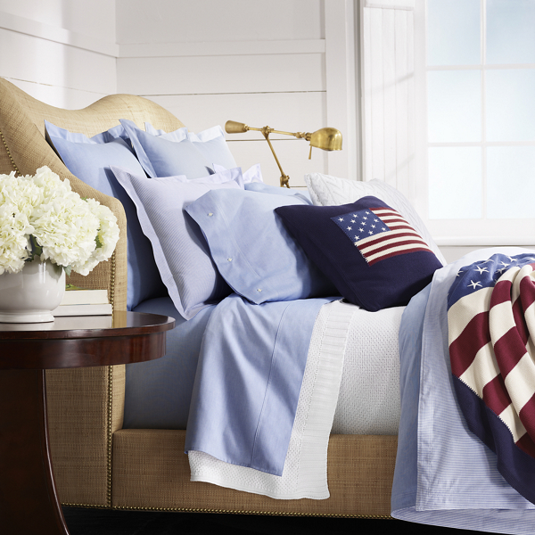 Ralph Lauren Home Katoenen kussen met RL-vlag 1