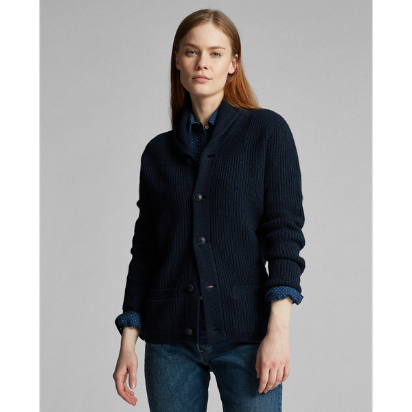 ralph lauren shawl collar cardigan grace and frankie