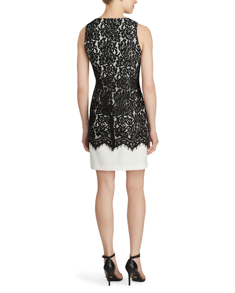 Lauren LaceOverlay Sheath Dress 3