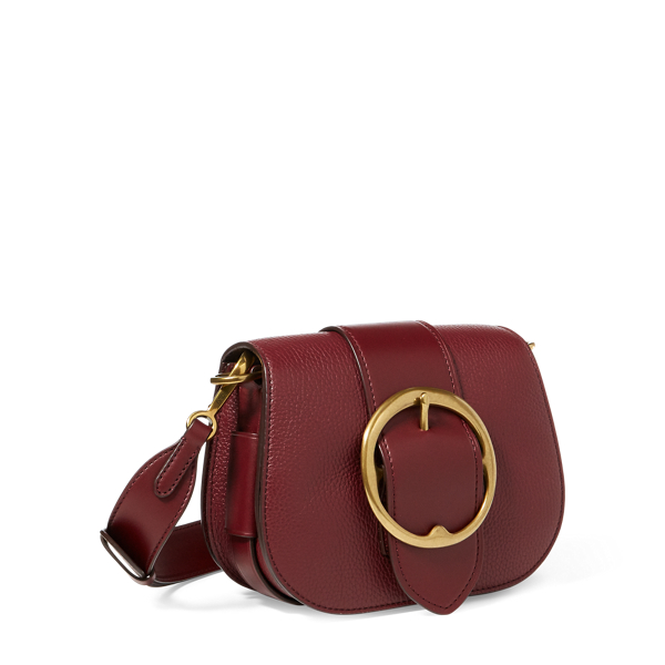 ralph lauren pebble leather bag
