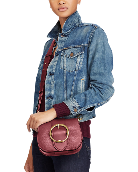 Polo Ralph Lauren Pebbled Leather Lennox Bag 5
