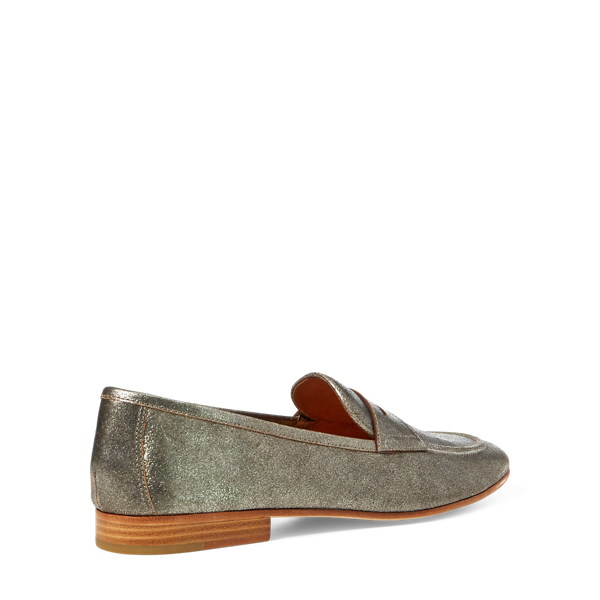 Ashtyn Metallic Leather Loafer for Women | Ralph Lauren® AM