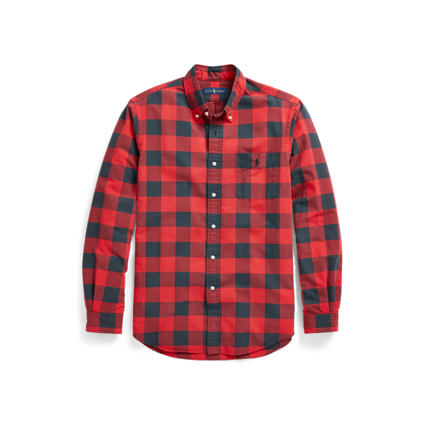 The Iconic Plaid Oxford Shirt for Men Ralph Lauren® AM