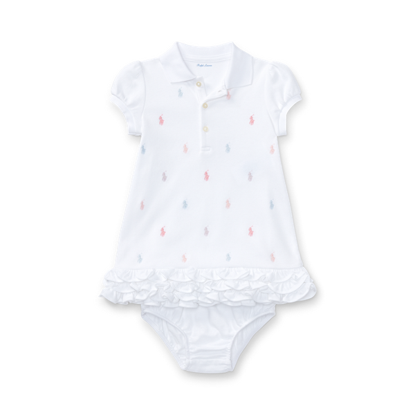 Robe Polo volantée et bloomer