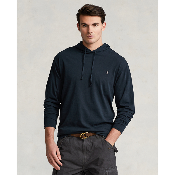 ralph lauren jersey hooded t shirt