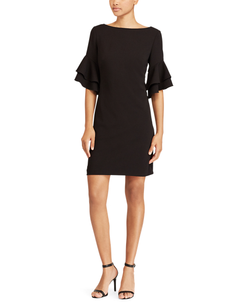Lauren FlutterSleeve Jersey Dress 2